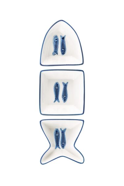 Madame Coco Marine 3 Piece Presentation Plate