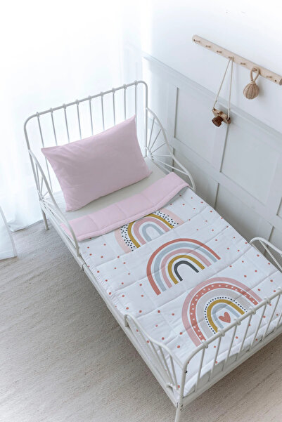 Tuğba Kuğu Organik Baskılı Montessori (100x200) Yorgan Seti - Iconic Serisi -...