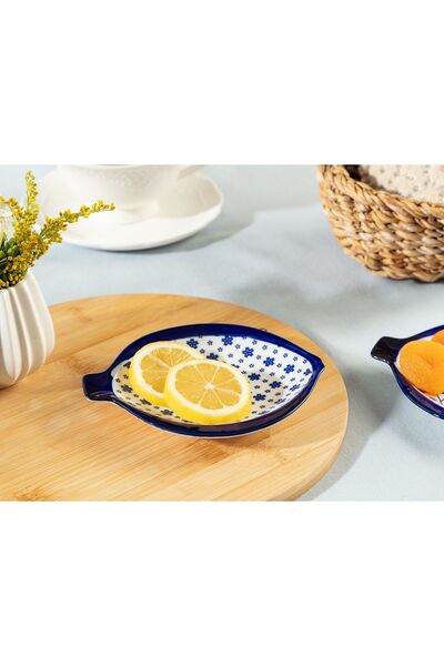 Madame Coco Rêve Bleu Petite Mini Plate - Blue - 10x8.5x1.5 cm