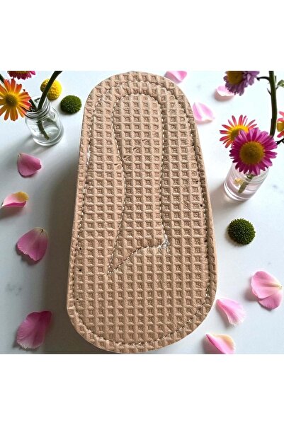 Balgüneş Tekstil Cross Sandals Booties Beige