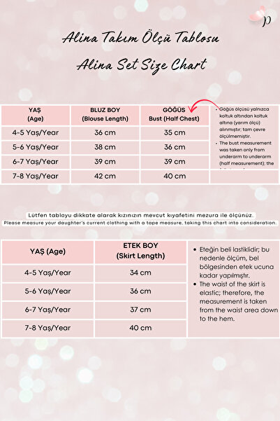 Parla Kids Girl's Alina Madonna Water Green Skirt Blouse Set