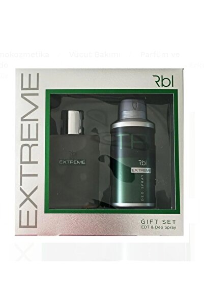 Rebul Black Edt 50 ml Deodorant Sprey 150 ml Erkek Parfüm Seti