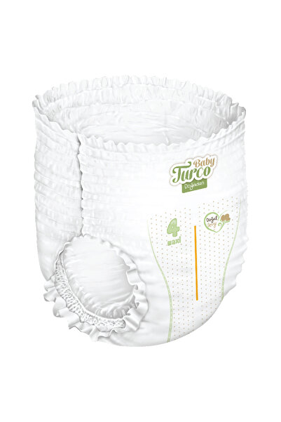 Baby Turco Doğadan 2'li Mega Fırsat Paketi Külot Bez 4 Numara Maxi 328 Adet