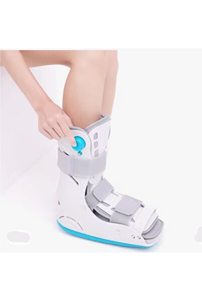 KARMA Grup Ortopedi MEDİUM (Ayak no: 38-41) Air Walker Uzun Ayak Bilek Ortezi Şişirilebilir Rom Walker İthal