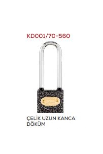 KALE Döküm Asma Kilit 60 Mm Uzun Kanca Blisterli K