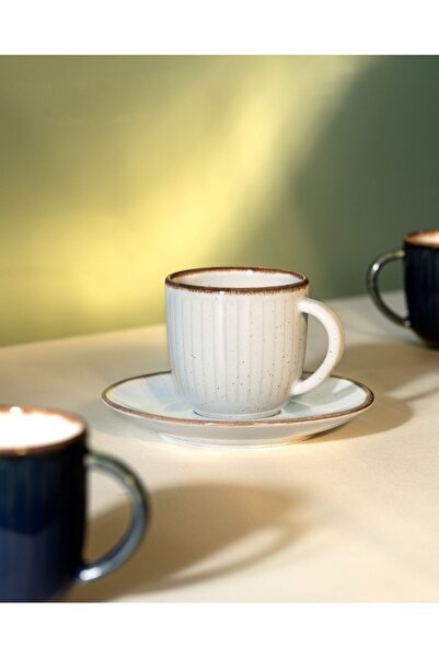 Madame Coco Gray Hiver 6-Person Coffee Cup Set