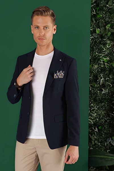 Efor C 632 Slim Fit Lacivert Spor Ceket