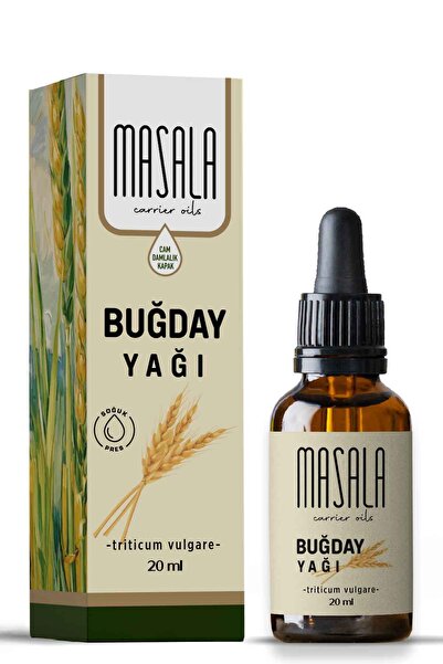 Genel Markalar Buğday Yağı 20 Ml. Soğuk Pres (Wheat Carrier Oil)