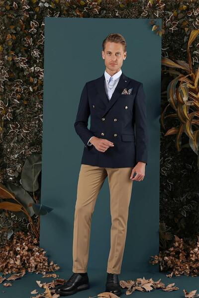 Efor C 657 Slim Fit Lacivert Spor Ceket