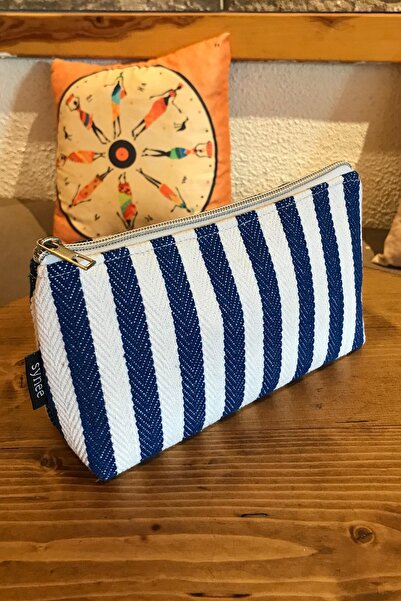 Masdala Egar Полотняна сумка для косметики в смужку, плетена