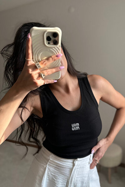 MoyStore MiuuMiuu Siyah Fitilli Atlet