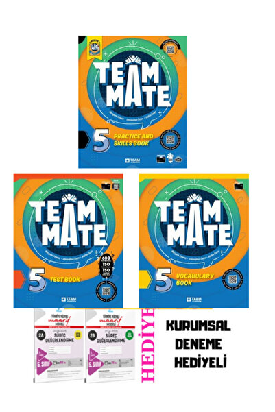 Team Elt Publishing Ahead With English 5 (3'lü Set)*2025 Practice Book, Test ...