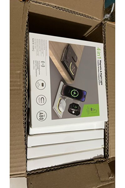 OEM Iphone and Android Wireless Charger Blue 6-in-1 – Multifunctional Charging Station, Fast Charging