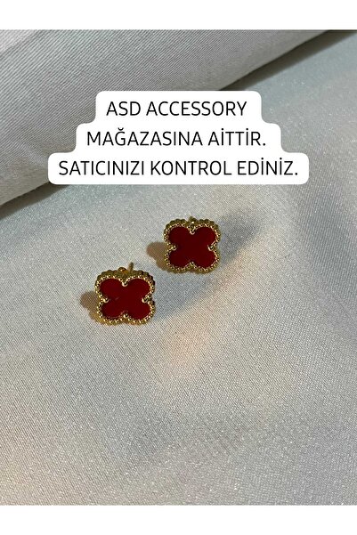 ASD TAKI أقراط من الفولاذ الأحمر طراز جولد يونكا (منتج جديد)