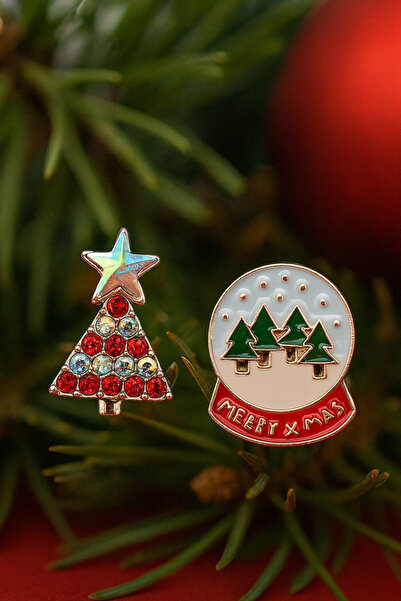 Jaida Moda أقراط نسائية روز عيد ميلاد سعيد عيد الميلاد السنة الجديدة