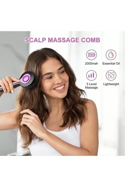 Lsc Ηλεκτρική βούρτσα μαλλιών LSC, με μασάζ και ψεκασμό, επαναφορτιζόμενη USB...