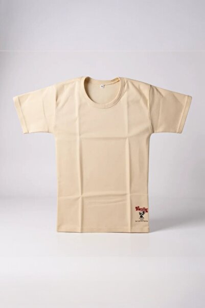 Fanilam Hasyün Çocuk Kısa Kol Termal Yün Fanila - Ter Emici Önleyici Kız - Erkek fanila