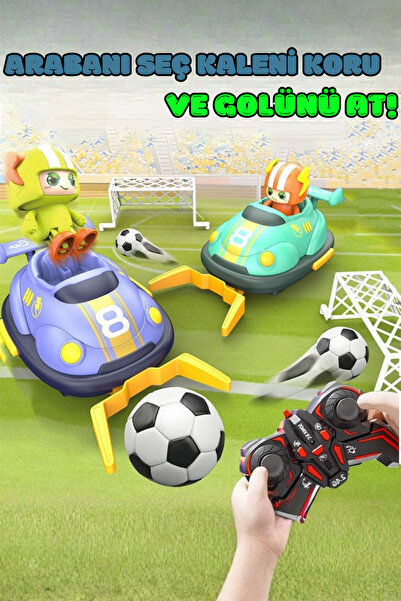 welcomein Oyuncak İki Kişilik Uzaktan Kumandalı Çarpışan Arabalar Şarjlı Drift Atan Hızlı Işıklı Müzik Efektli