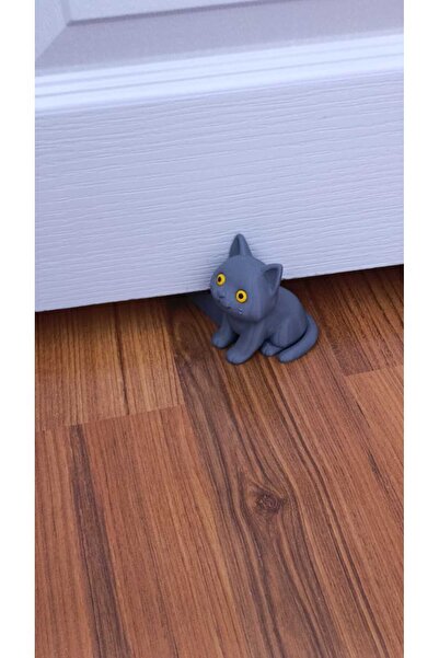 Moldream Kapı Altı Stoperi / Dekoratif & Kaymaz Taban / Kedi figürlü / kapı tutacağı