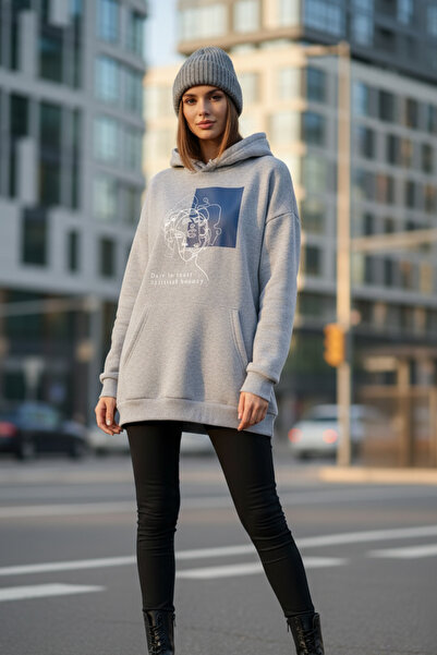 UNCİA OUTDOORS Unisex Oversize Εκτυπωμένο