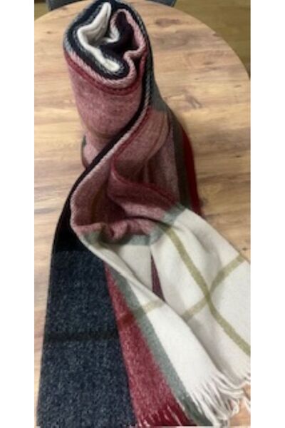GENÇEV HOME COLLECTİONS Gençev Home &selin& 100% Pure Wool Scotch Blanket Oversize Wool Blanket - 100% Pure Wool - Wool