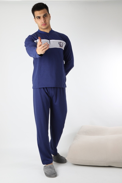 ŞİPKA Σετ πιτζάμες 100% βαμβακερό με 3 κουμπιά