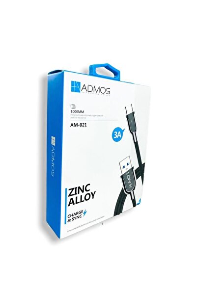 ADMOS كابل USB SAMSUNG كابل بيانات USB A إلى Type C مضفر بالنايلون متوافق مع Samsung