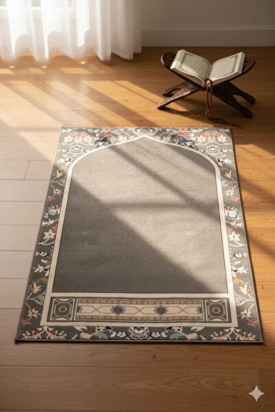 FOREVER ALDORA Kneel-Free Soft Sponge Prayer Rug and Prayer Mat Gray