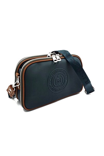 Just Polo حقيبة كتف وحقيبة كروس للنساء من Justpolo مكونة من 5 أقسام