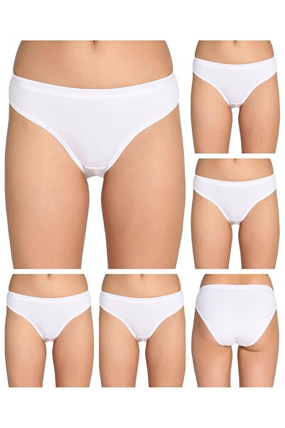 Özten Pack of 6 Luxury Lycra Non-Marking Bikini Panties Ozt6202