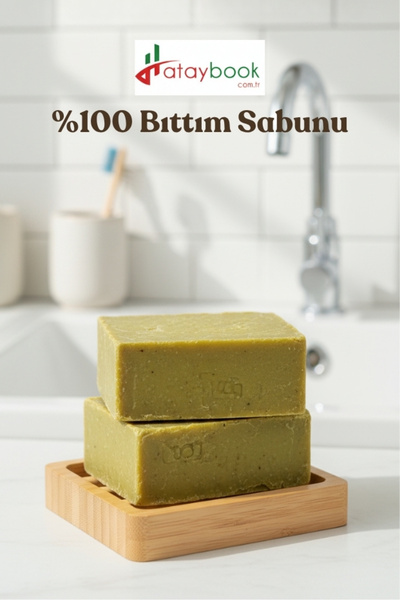 Hataybook Siirt %100 Bıttım Sabunu 2 Adet El Yapımı Menengiç 300gram