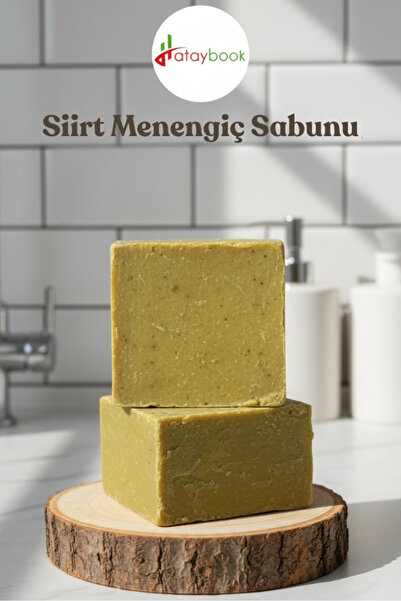 Hataybook Siirt %100 Bıttım Sabunu 2 Adet El Yapımı Menengiç 300gram