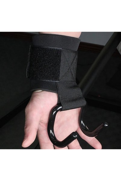 SAVUR Kancalı Fitness Bileklik Wristband With Hook 2’Li Kancalı Destek Bilekliği