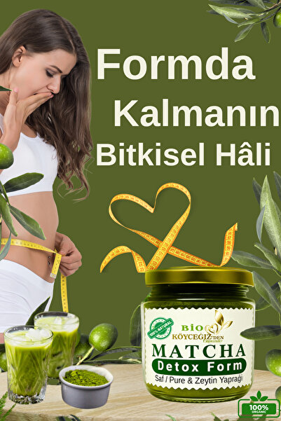 BİO KÖYCEĞİZDEN SOFRANIZA %100 Doğal Matcha & Zeytin Yaprağı Karışımı | Detox Form - Kıloverme Ve Zayiflamaya Yardımcı