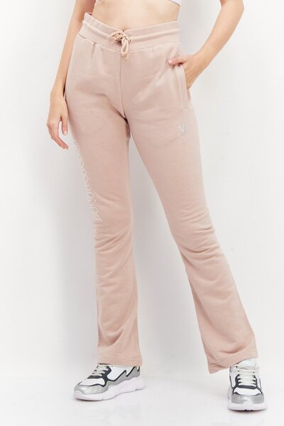 adidas Women Sportswear Fit Brand Logo Training Pant, Tan