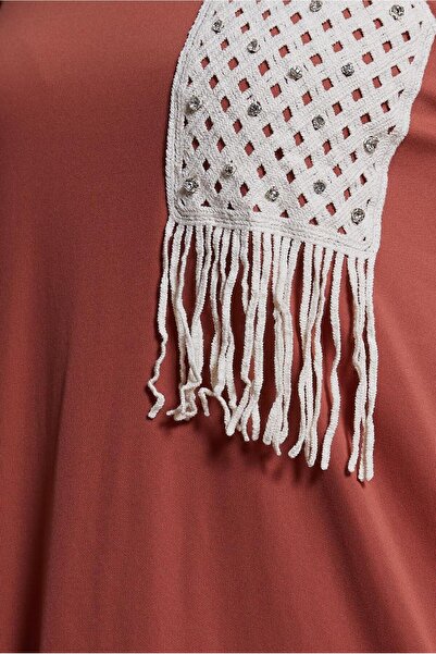 Alvina Tracksuit Tunic - Tassel Detailed, Model 44559