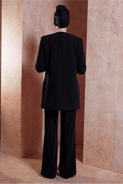 Alvina Three-pants Brooch Detailed Suit - 30445