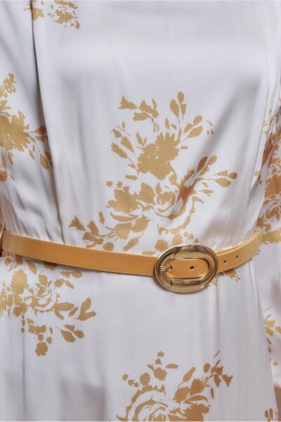 Alvina PATTERNED SATIN DRESS 44507