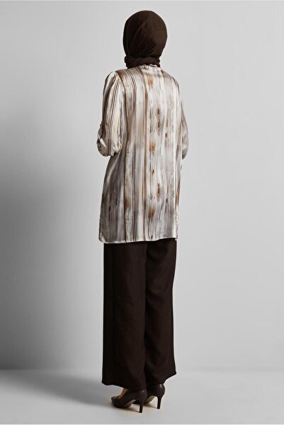 Alvina Satin Shirt Tunic 45407