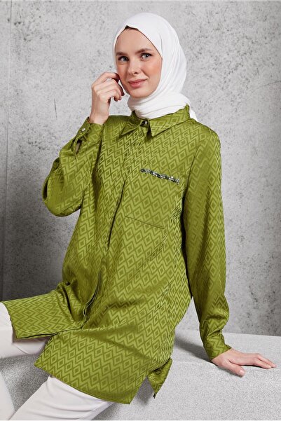 Alvina 45230 Μοντέλο Ζακάρ Σατέν Τουνίκ