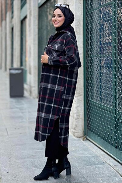 TRENDTESETTÜR Women's Claret Red Long Bowl Tunic t 0267-1