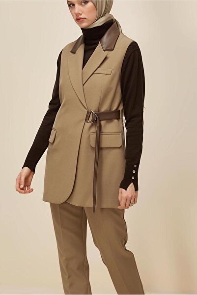 Alvina Belted Pants Suit 45268