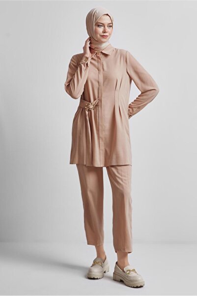 Alvina Shirt Leg Trousers Suit 45348