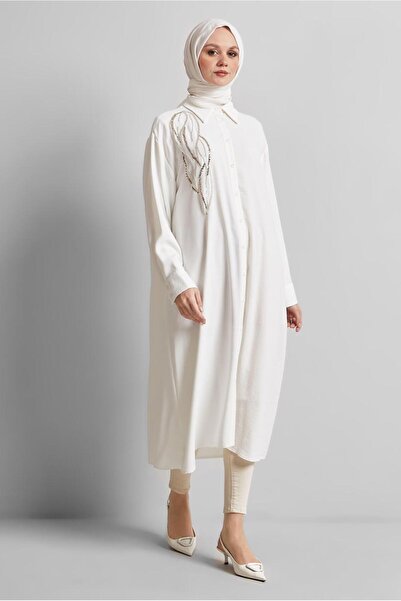 Alvina Beaded Long Tunic 44783