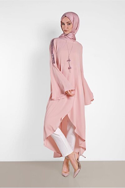 Alvina ASİMETRİK KESİM SALAŞ TUNİK 4262