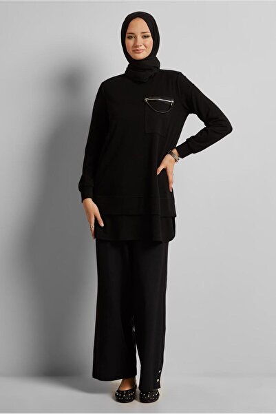 Alvina Chain ​​Detail Tracksuit Tunic 45628