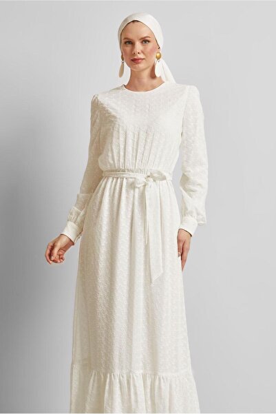 Alvina Sashed Chiffon Dress 45431