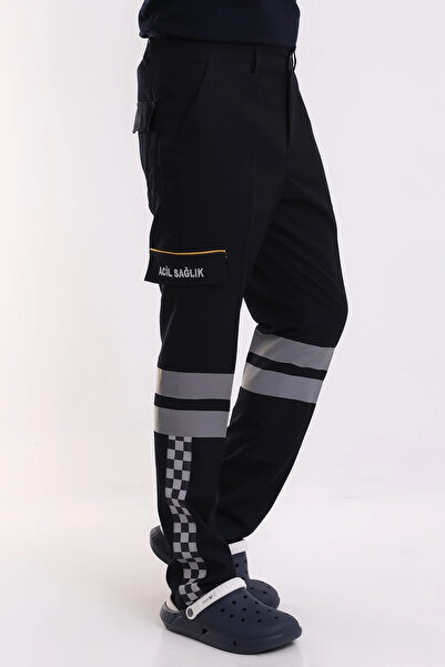 Bilenn Tekstil Ανδρικό παντελόνι Navy Blue 112 Model