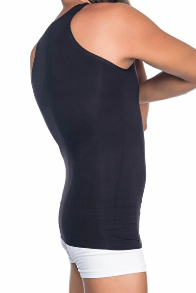 Emay Ανδρικό κορσέ εσώρουχο WHITE MI Emay E1002 U Neck