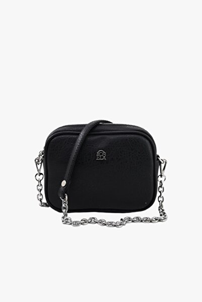 SOSELA 67-7172 Kadın Siyah Çarpraz Askılı Çanta